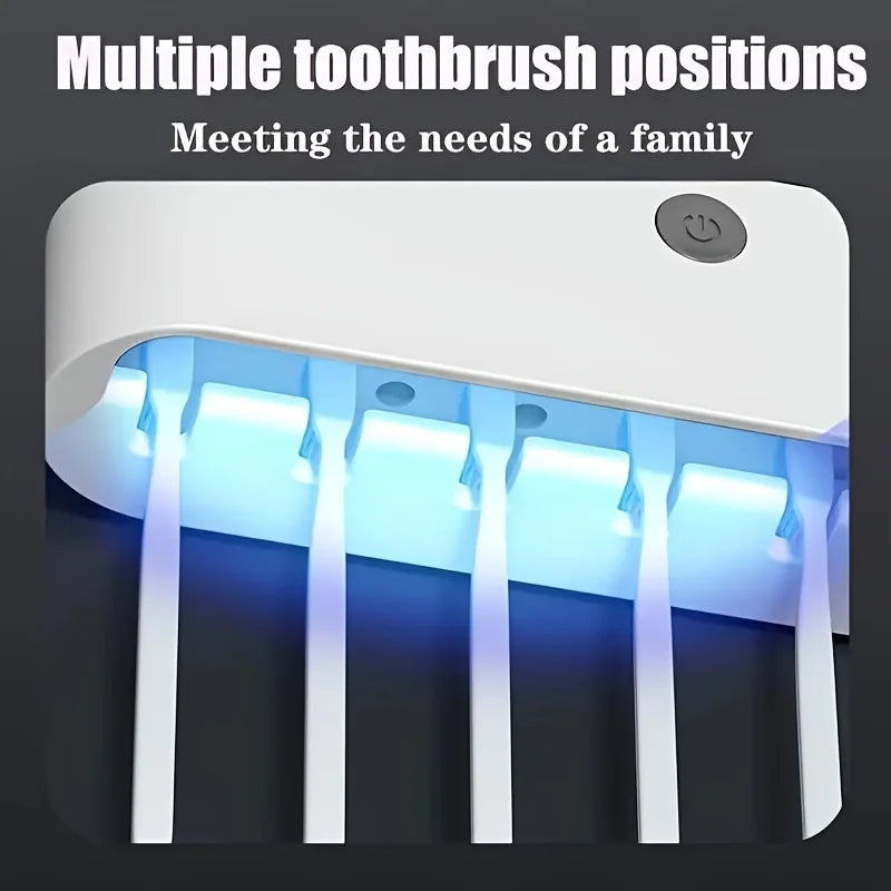 Smart UV Toothbrush Cleaner Hub