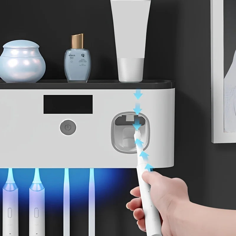 Smart UV Toothbrush Cleaner Hub